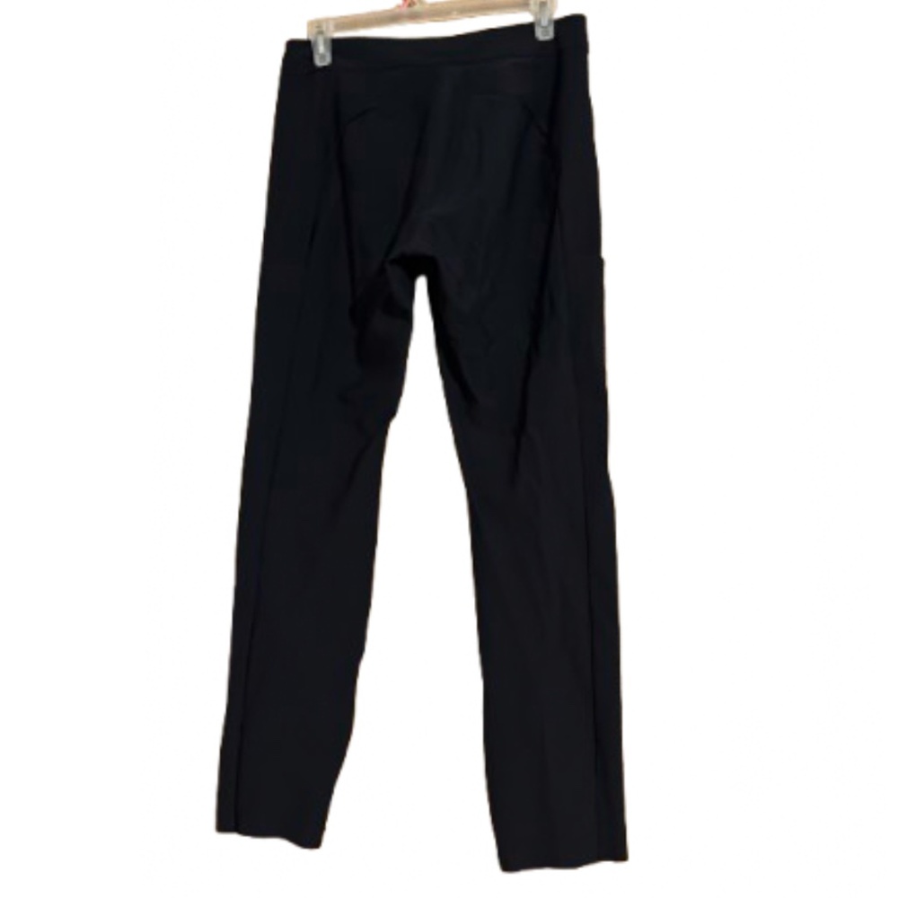 Athleta Women’s Black ‘Stellar Trouser’ ATHLEISURE Raw Hem High Rise Pants Sz-8 - Picture 8 of 8